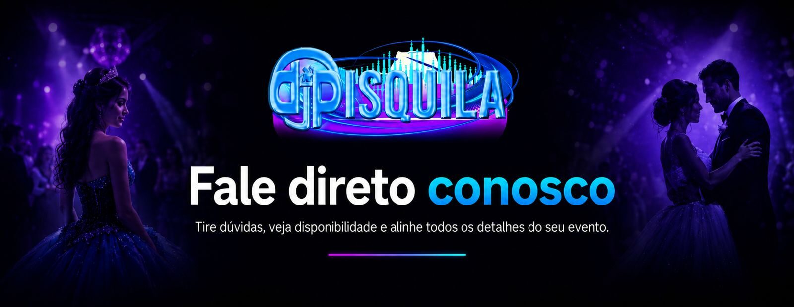 Fale direto com o DJ Pisqüila para tirar dúvidas, ver disponibilidade e alinhar detalhes do evento em Minas Gerais