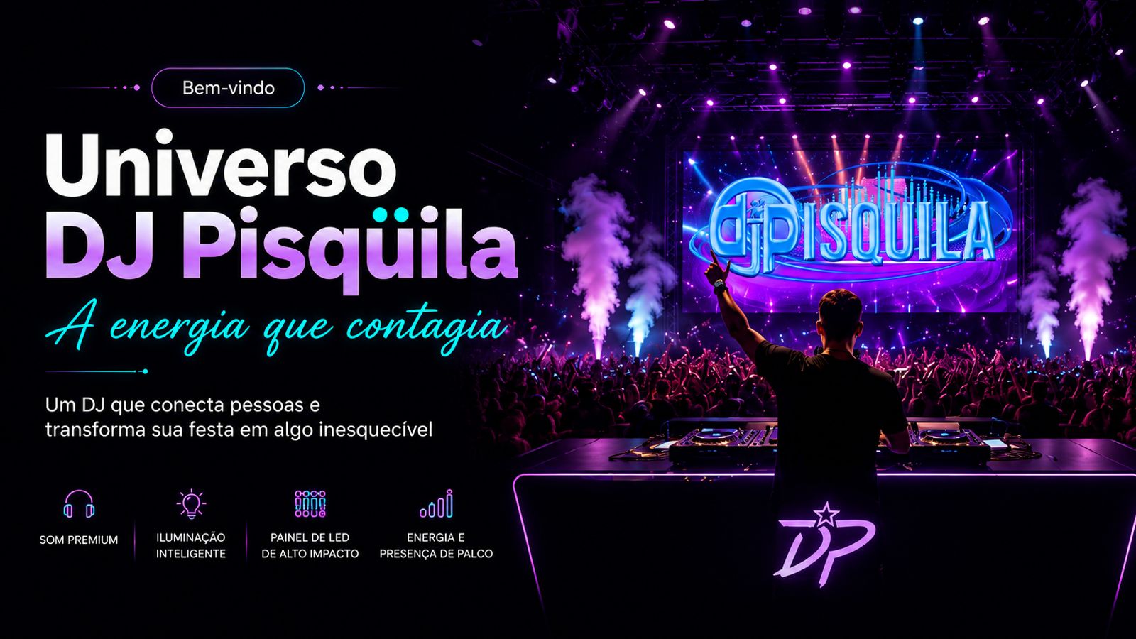 DJ para casamento, festa de 15 anos, formaturas e eventos em Minas Gerais | DJ Pisqüila