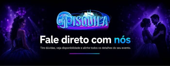 Fale direto com o DJ Pisqüila para verificar disponibilidade e alinhar os detalhes do evento