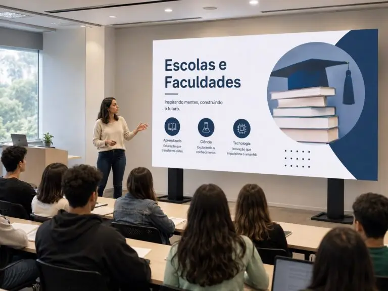 Locação de painel de LED e som para escolas e faculdades em Lavras, Varginha e toda MG. Estrutura dedicada ao ambiente acadêmico.